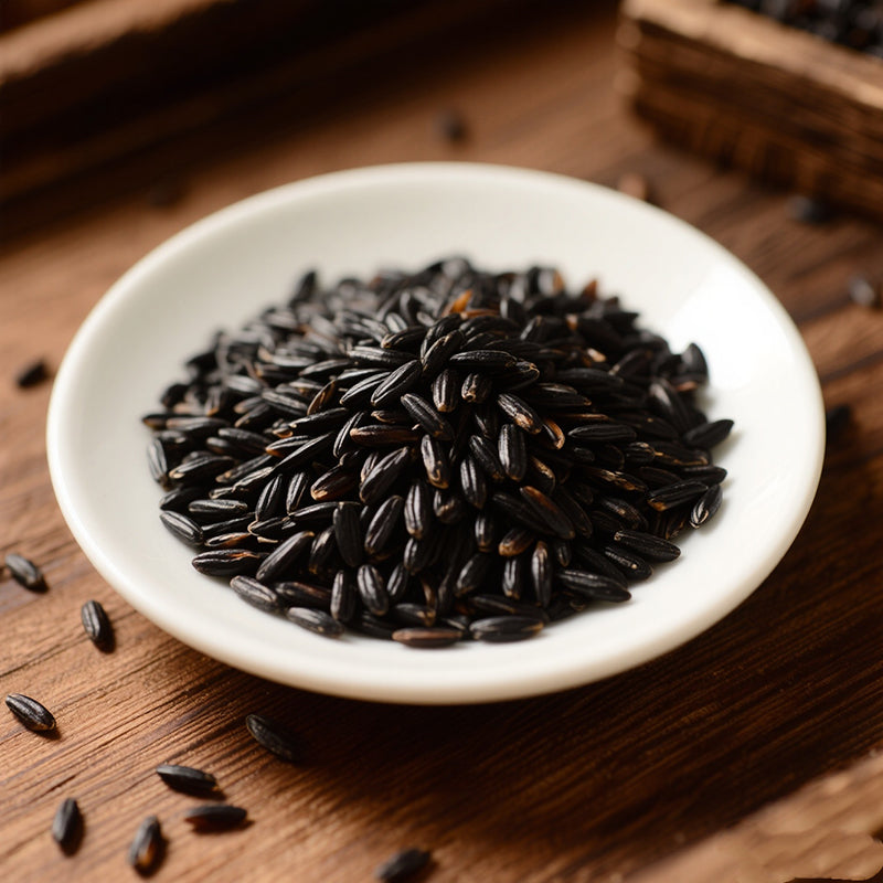 Organic Black Rice for Iron Vitamin E Kidney Spleen Anemia Anti Aging