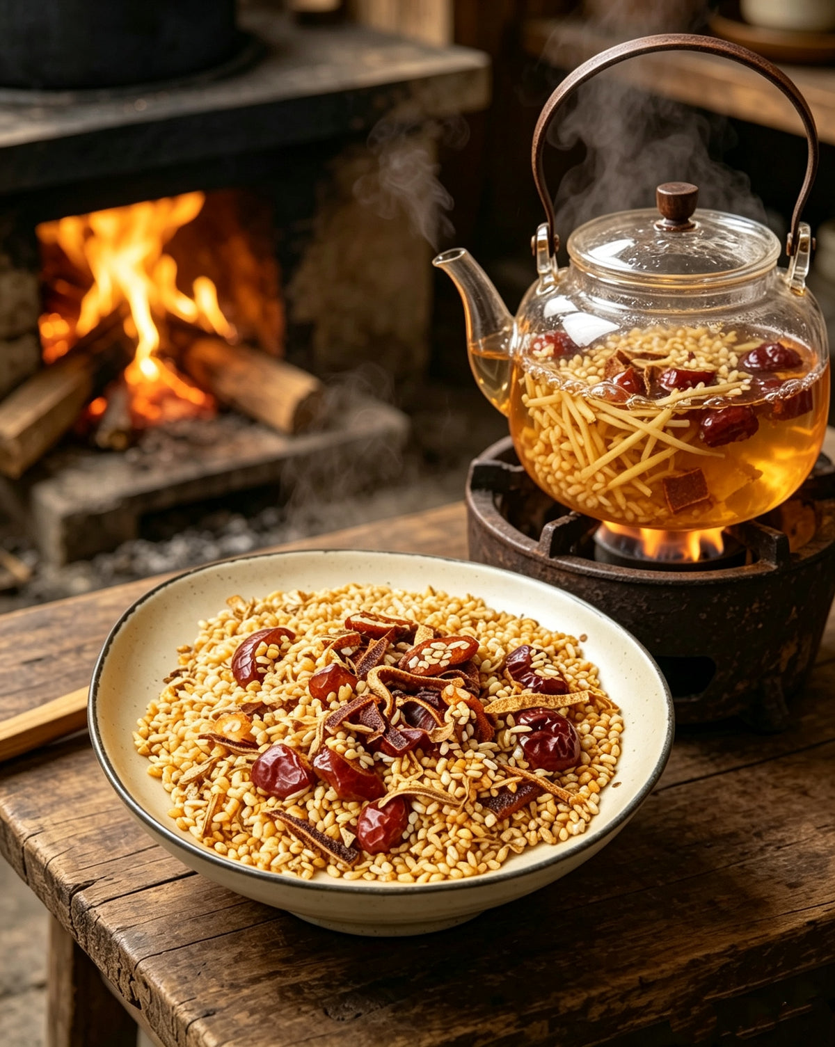 Spleen Rice Wellness Tea – A Warming Traditional Blend for Digestive Comfort & Everyday Wellness